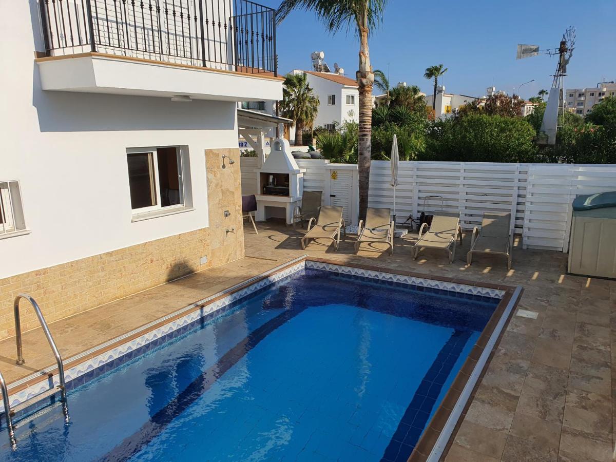 Protaras Sea View Villa With Private Pool Exterior photo